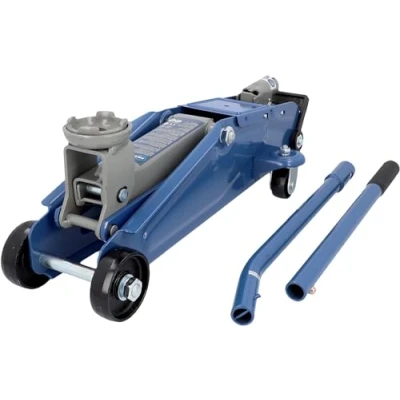 Abbildung von cartrend Hydraulischer Rangierwagenheber 774001, Tragkraft bis 2t, 135 342 mm, Rangierheber für Auto und Kleintransporter, Wagenheber Haus Werkstatt, gefertigt aus Qualitätsstahl