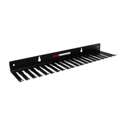 Abbildung von Gator Frameworks Wandmontierbare Kabelaufhängung und organisation mit 19 Kabelschlitzen; reicht von 5 9 mm Abstand (GFW CABLEHANGER)