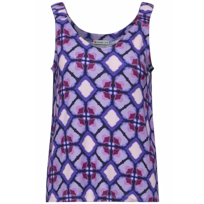 Abbildung von Street One MIT Print Top, Damen, Größe: 38, Lila