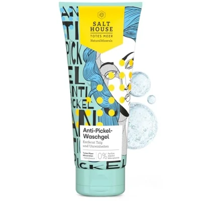 Abbildung von Salthouse Natural Minerals Anti Pickel Waschgel, reinigt mild und porentief, sanft, mit Salizylsäure, 200ml