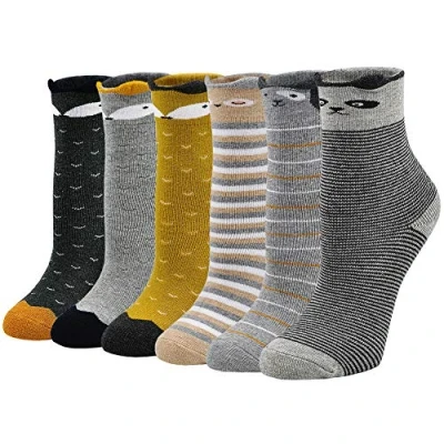 Abbildung von PUTUO Kinder Winter Socken Kindersocken: Wintersocken Mädchen Dicke Warme Thermosocken Frottee Thermo Baumwolle 5 7 Jahre größe 27 30
