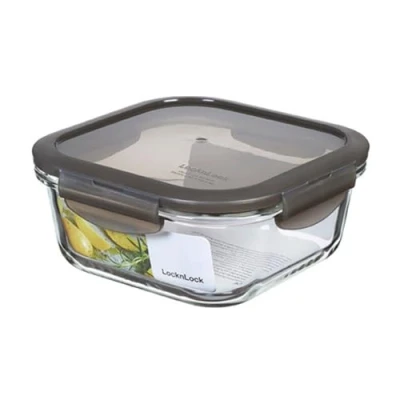 Abbildung von LocknLock OVEN GLASS Frischhaltedosen Glas mit Deckel 750 ml 155 x 69 mm Kühlschrank, Gefriertruhe &amp; Spülmaschine Borosilikat bis 400C ofenfest Mikrowellengeschirr