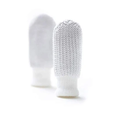 Abbildung von GRÜNSPECHT Mundpflege Fingerling &quot;Silber Fee&quot;, Zahnpflege Baby, zur Zahnfleischmassage &amp; Zahnreinigung, bleibt durch Silberausrüstung antibakteriell, 1 Paar (170 V1)