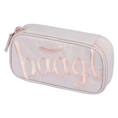 Abbildung von Baagl Federmäppchen für Mädchen Schulmäppchen Schreibwaren Schulsachen Federtasche, Kinder Federmappe, Etui Schule (Creamy)