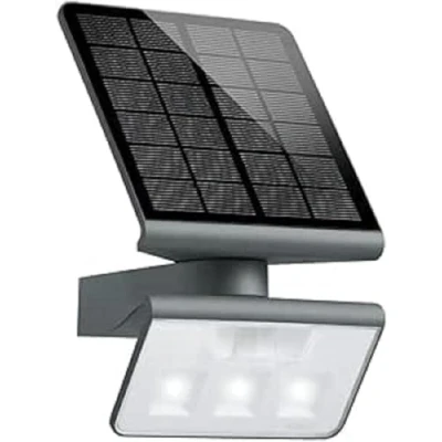 Abbildung von Steinel LED Solarleuchte XSolar L S ONE anthrazit, Wandlampe, Bewegungsmelder, Nachtlicht, Gartenlampe Solar, 2500 mAh Akku