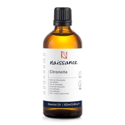 Abbildung von Naissance Citronella Ätherisches Öl (Nr. 182) 100ml 100% Naturreines Citronellaöl für Naturkosmetik, Aromatherapie
