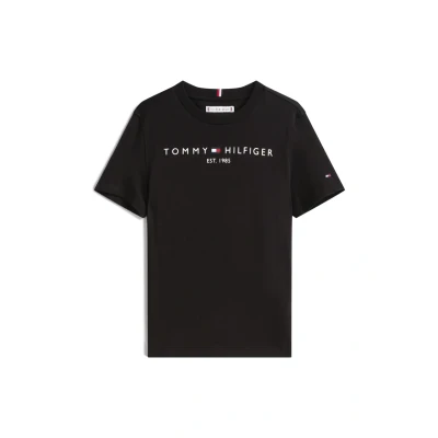 Abbildung von Tommy Hilfiger Essential TEE Tshirt print für Kinder, Größe: 74, Black