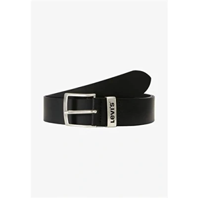 Abbildung von Levi&#039;s Herren New Ashland Gürtel, Schwarz (Noir Regular Black), 90