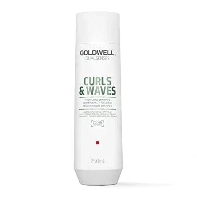 Abbildung von Goldwell Dualsenses Curls &amp; Waves Feuchtigkeits Shampoo für lockiges und gewelltes Haar, 250 ml, frisch