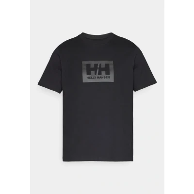Abbildung von Helly Hansen BOX Tshirt print, Herren, Größe: Small, Black
