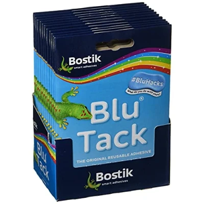 Abbildung von Bostik Blu Tack 801103 Klebemasse, ungiftig, 12 Stück