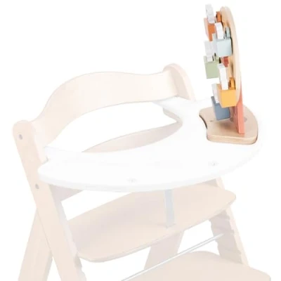 Abbildung von hauck Play Fun Fair S, Animals Riesenrad mit Tierchen ab 12 Monaten Kompatibel Tray Spielbrett für Alpha+, Beta+ &amp; Arketa Holzhochstuhl, Baby Holz Spielzeug Fördert Auge Hand Koordination